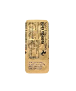 Super Vidalista 10 tablets of 80MG Tadalafil & Dapoxetine | Centurion Remedies