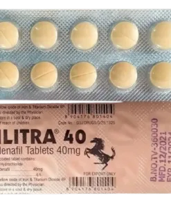Vilitra 40mg 10 tabs of 40mg - Vardenafil | Centurion Remedies